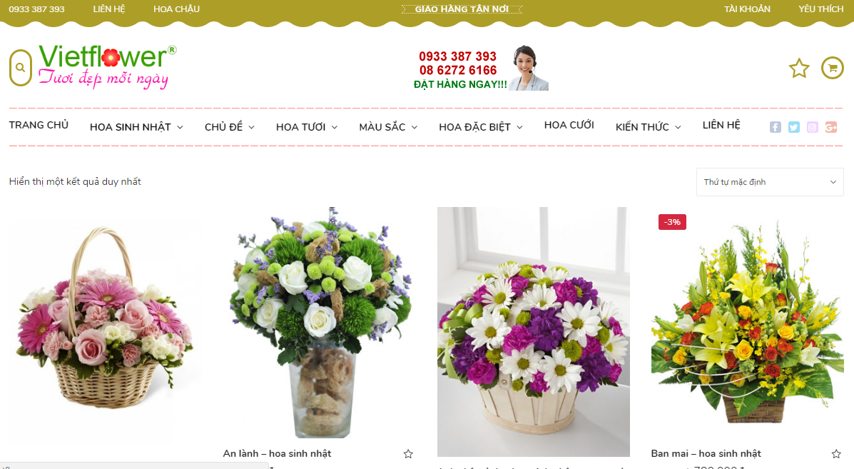 shop hoa tươi online